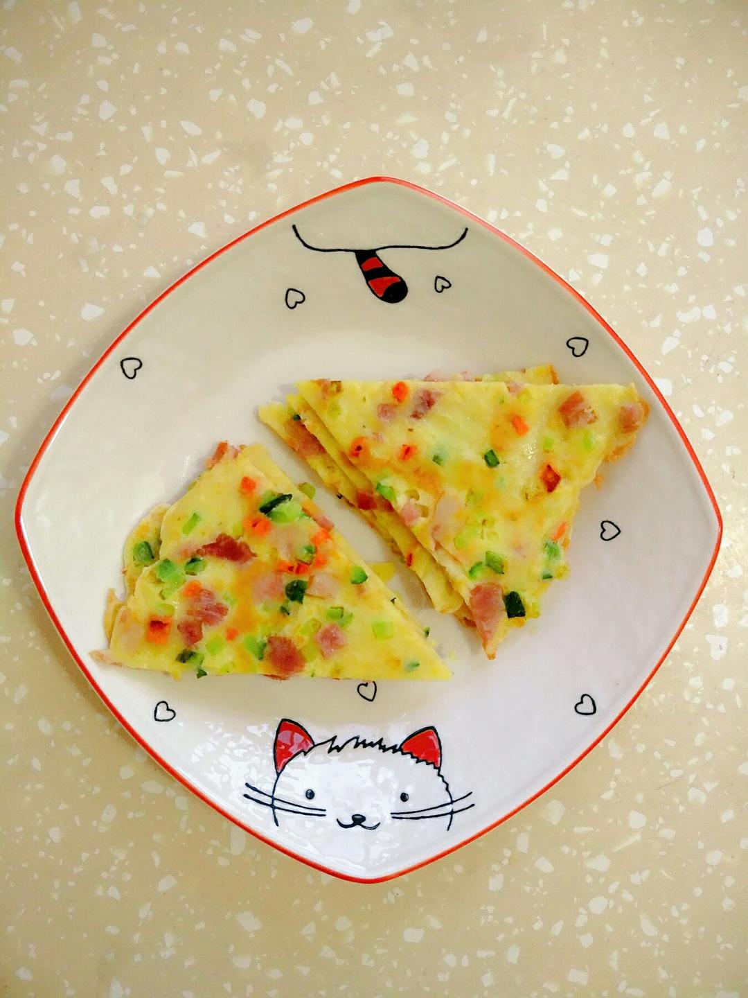 培根香葱鸡蛋饼
