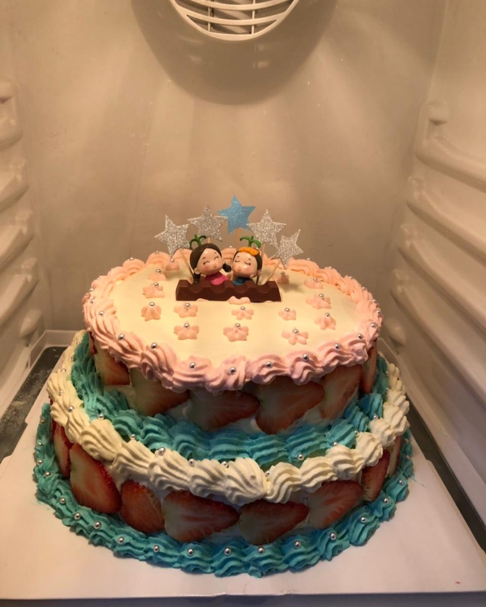 双层城堡生日蛋糕