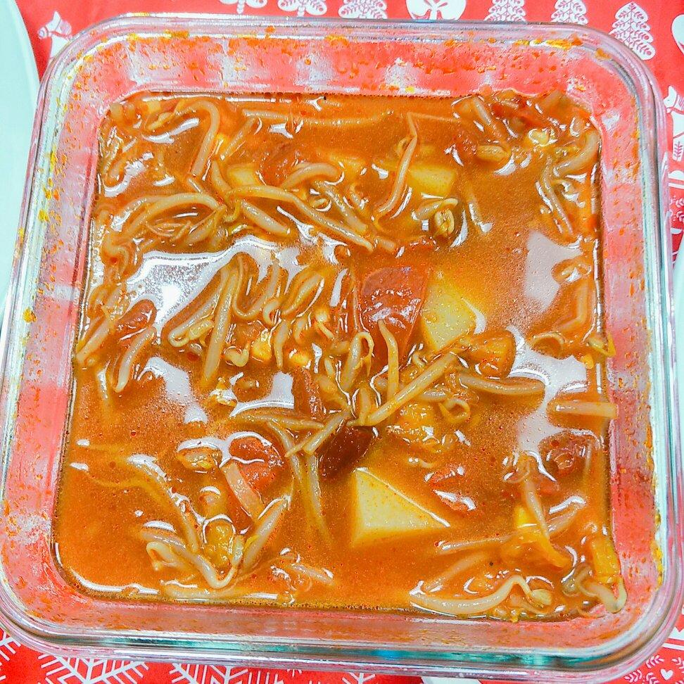 #排毒汤#西红柿豆芽汤