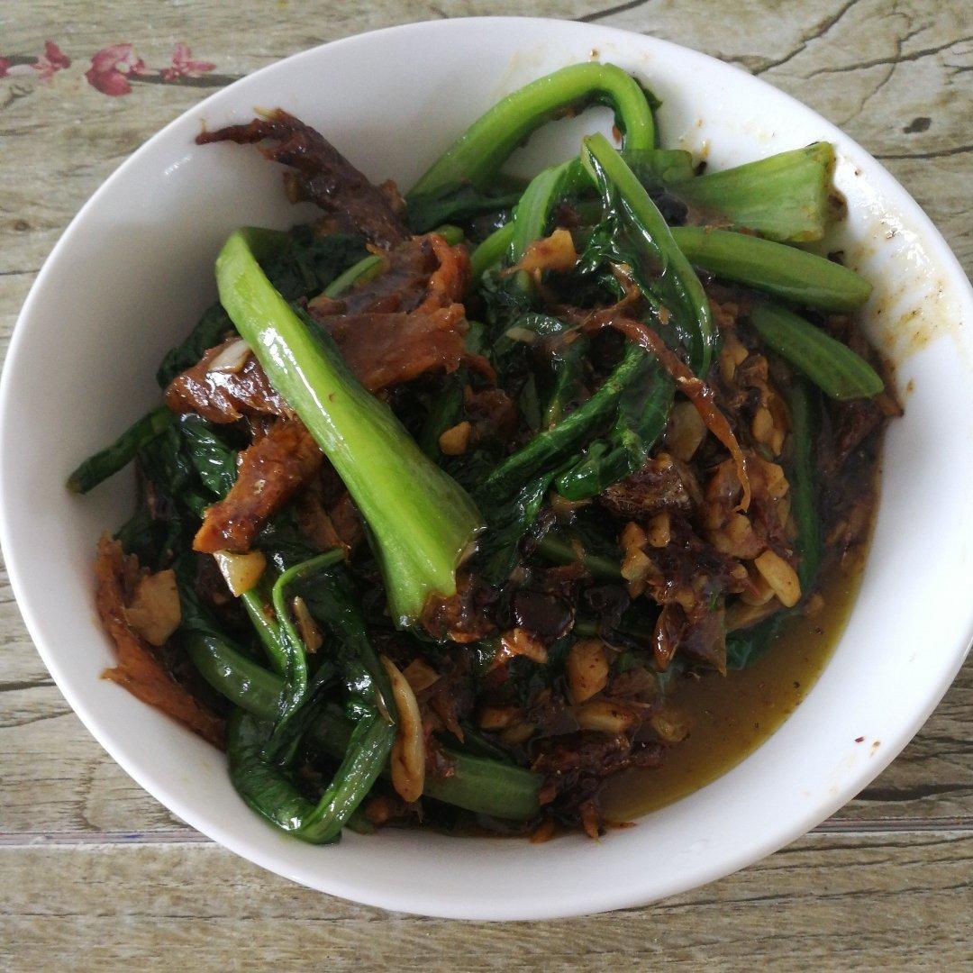 豆豉鲮鱼油麦菜