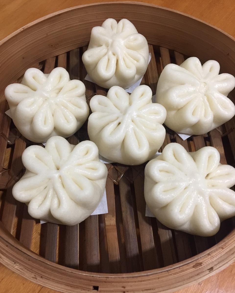 花形包子做法视频（咖喱肉包）