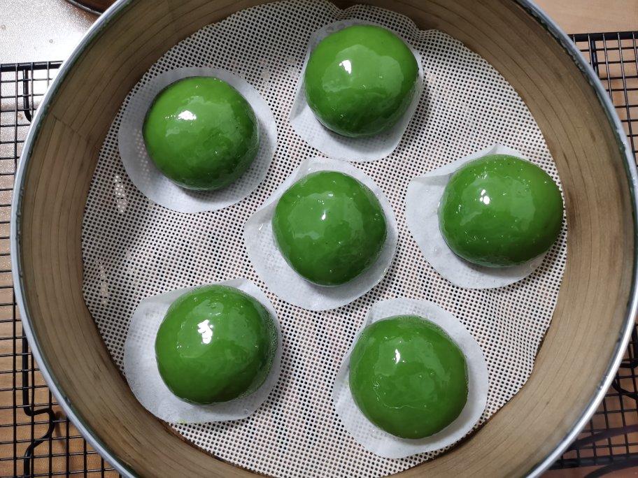 🔥色泽碧绿，三天不会硬的青团