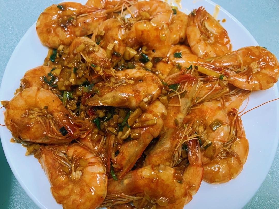 家庭版油焖大虾