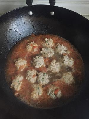 西红柿鸡蛋肉丸盖浇饭的做法 步骤8