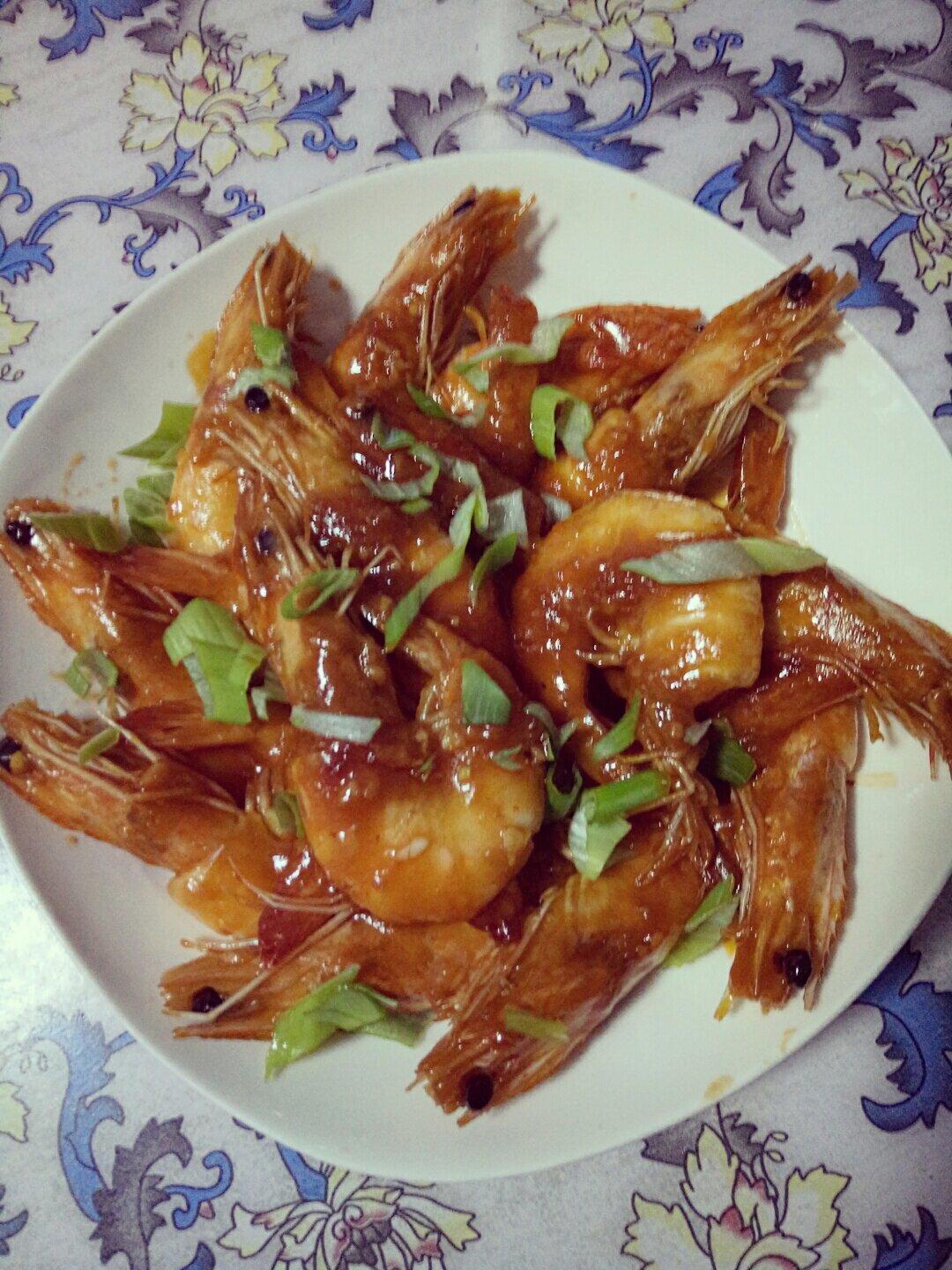 【中餐厅】晓明的即兴茄汁大虾『多图详解』