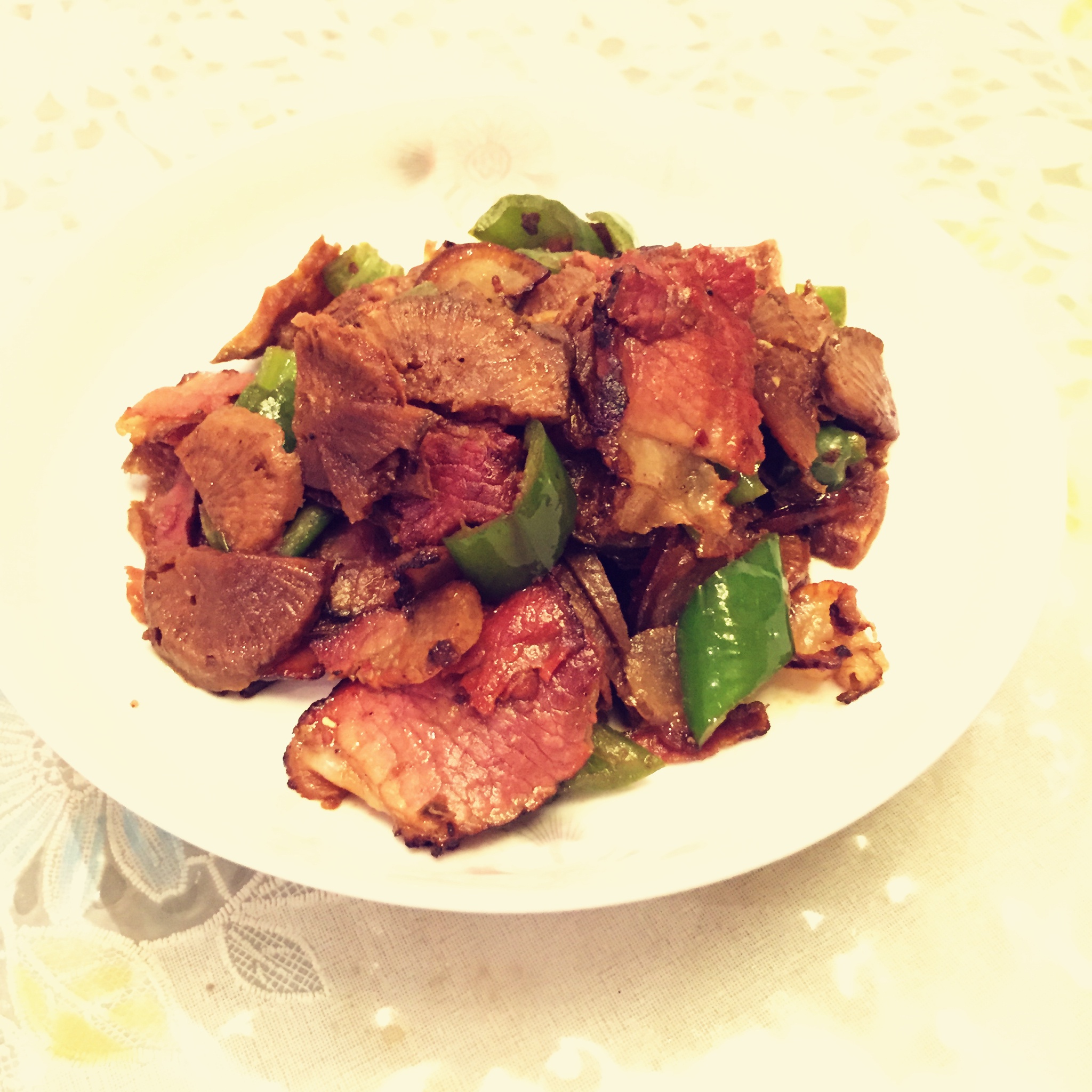 青椒炒腊肉