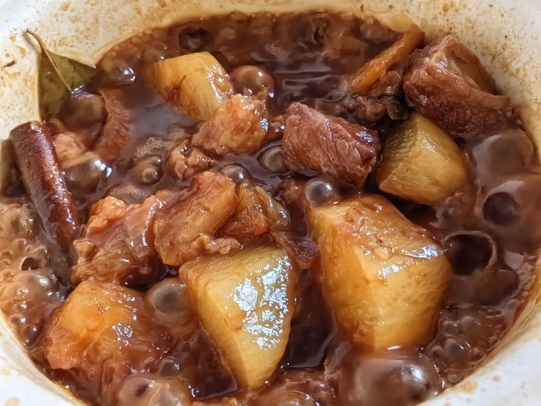日食记“腐竹牛腩牛筋煲”