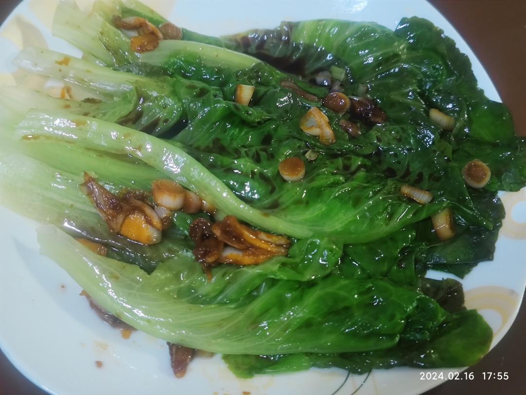 广式白灼生菜(酒店配方)