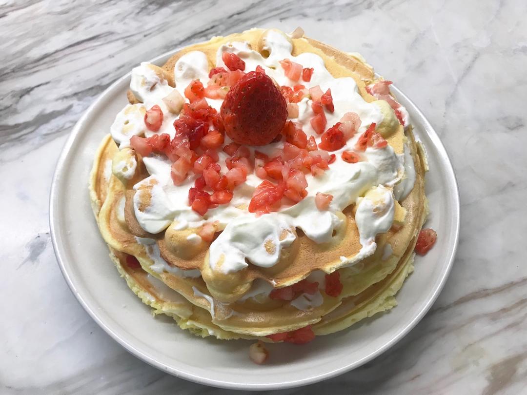 Pancake草莓奶油蛋糕