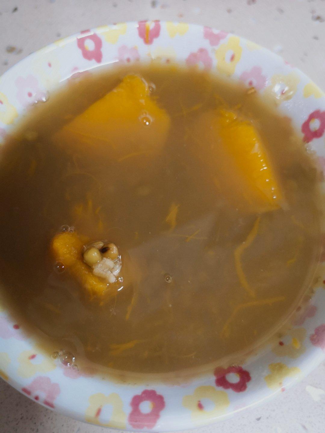 南瓜绿豆汤