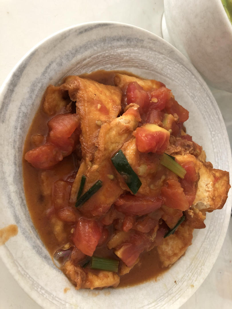 西红柿烧豆腐