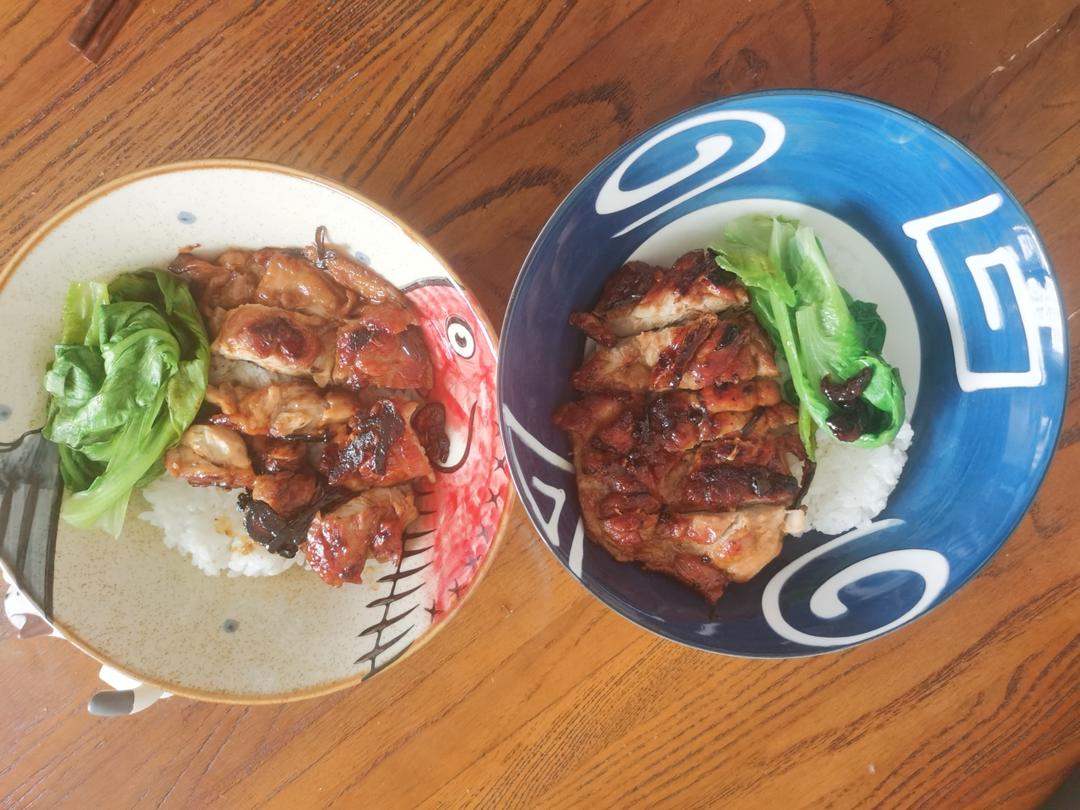 照烧鸡腿饭