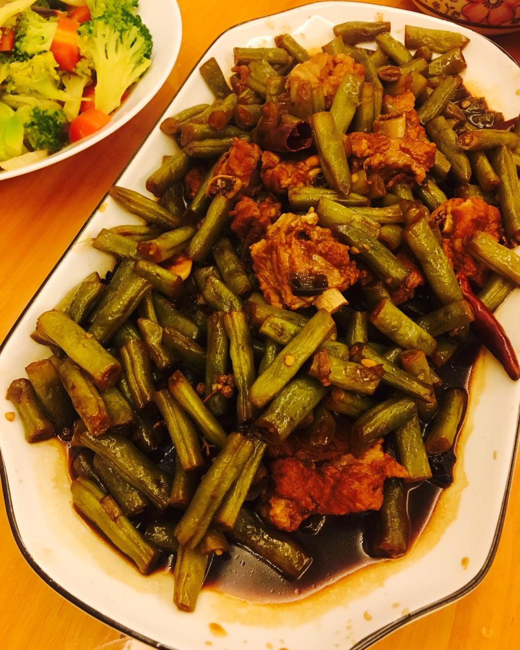 排骨炖豆角