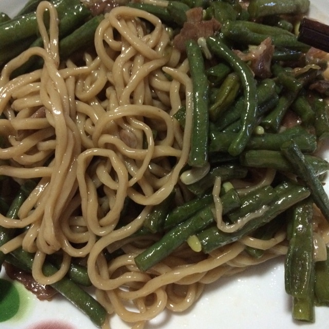 豆角焖面