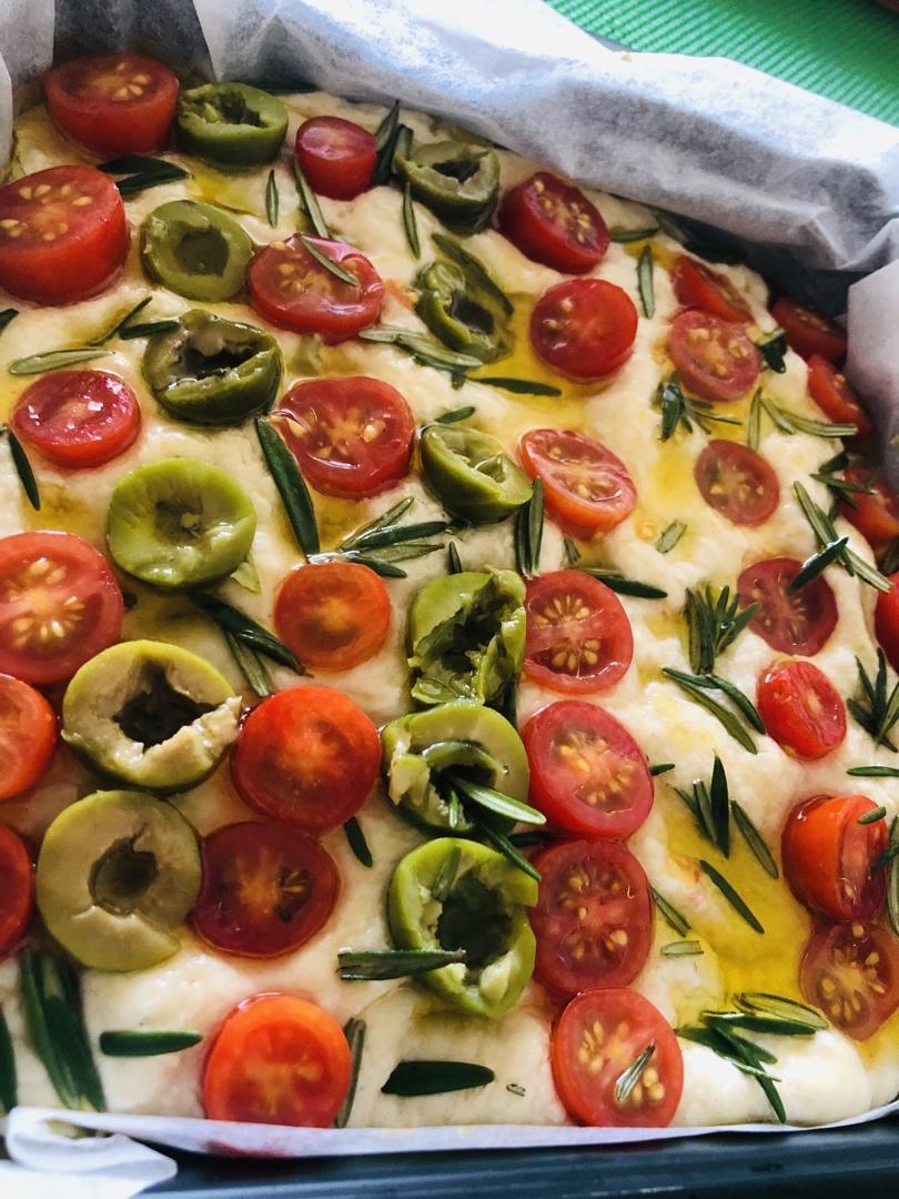 懒人佛卡夏面包focaccia