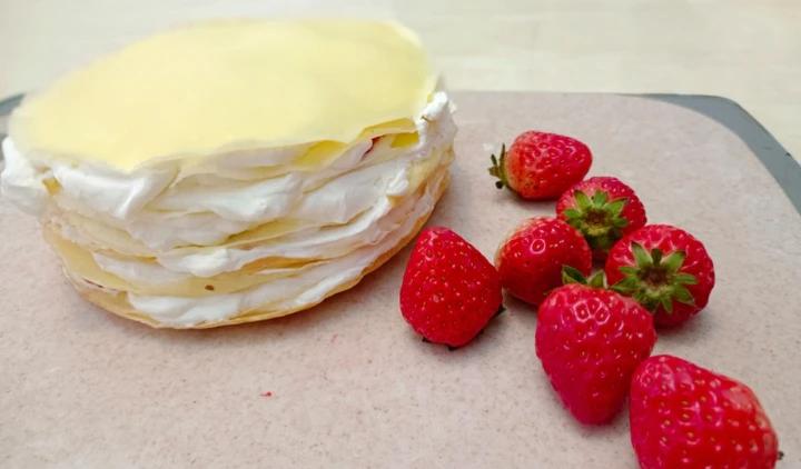 芒果千层蛋糕，100%成功告别煎皮无能