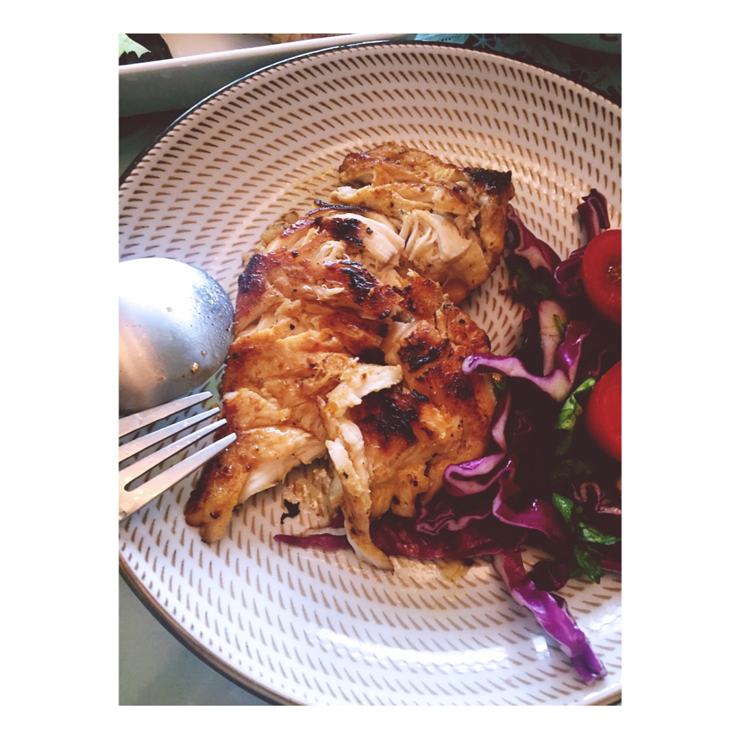 酷炫屌炸天好吃的煎鸡胸肉（香蒜蜂蜜煎鸡胸肉）