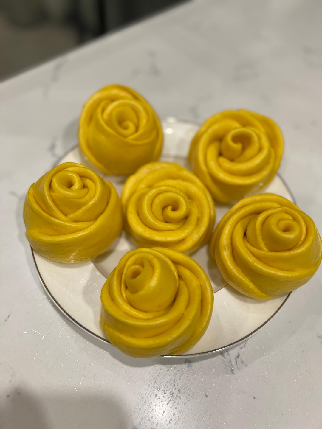 玫瑰花馒头
