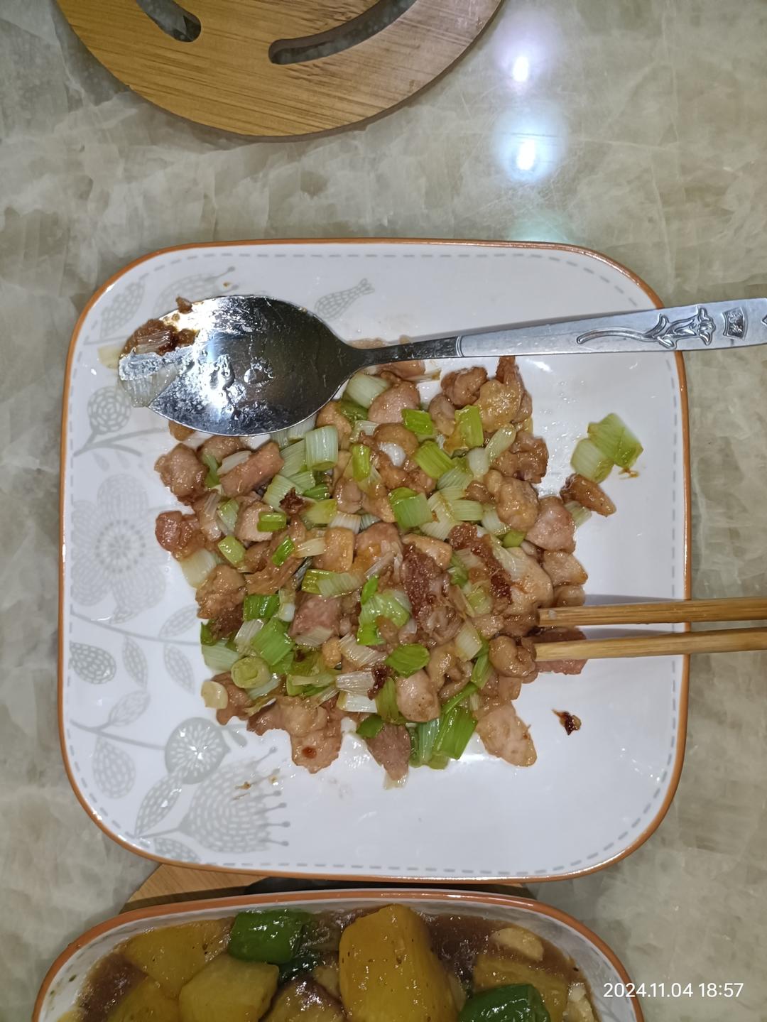 葱烧鸡腿肉