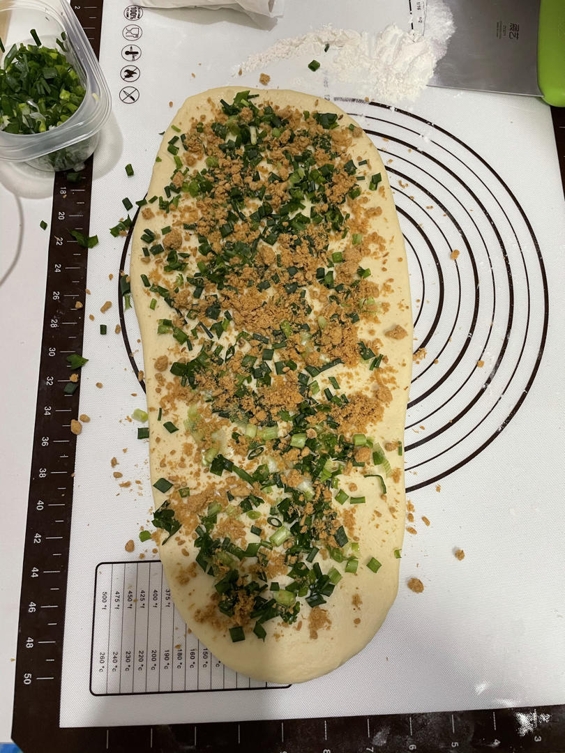 肉松香葱吐司（四种整形手法）