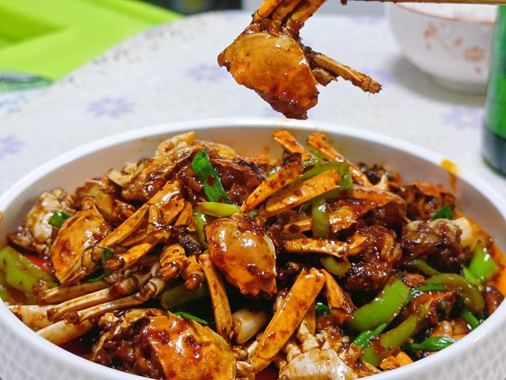 香辣蟹｜家常版 做法简单❗️