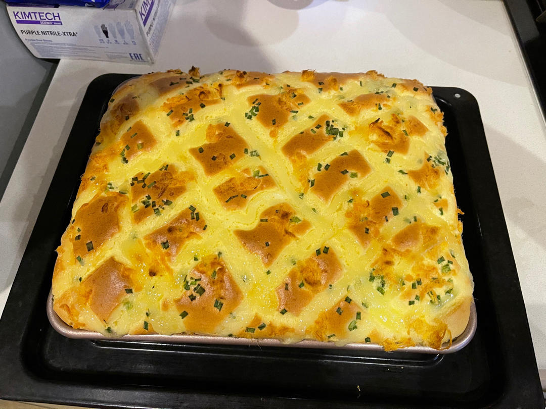 香葱肉松火腿蛋糕（不用水浴也可以超级嫩！）