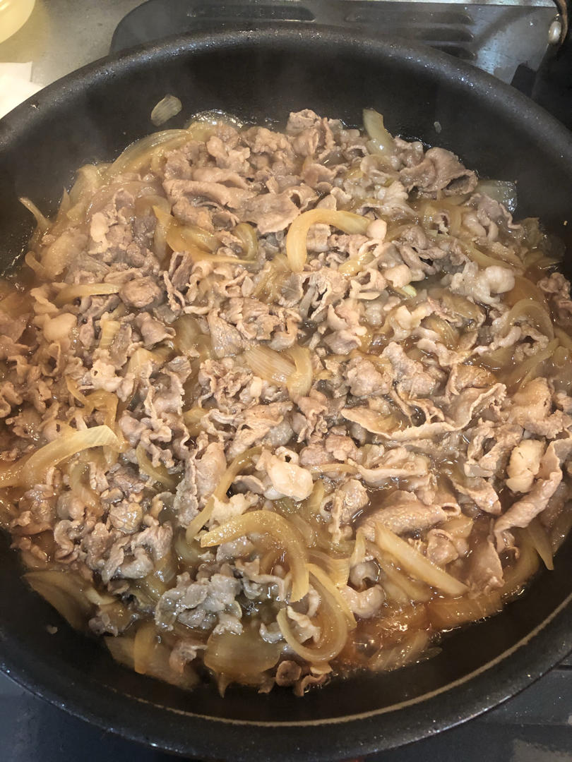 日式牛肉盖饭 -吉野家牛肉饭