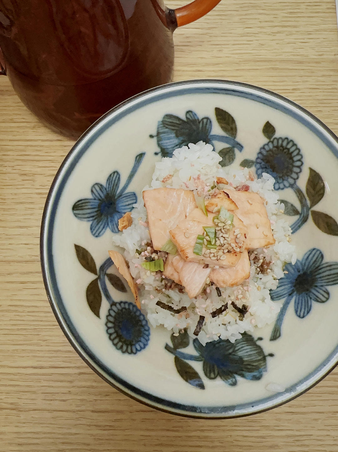 日式鲑鱼茶泡饭