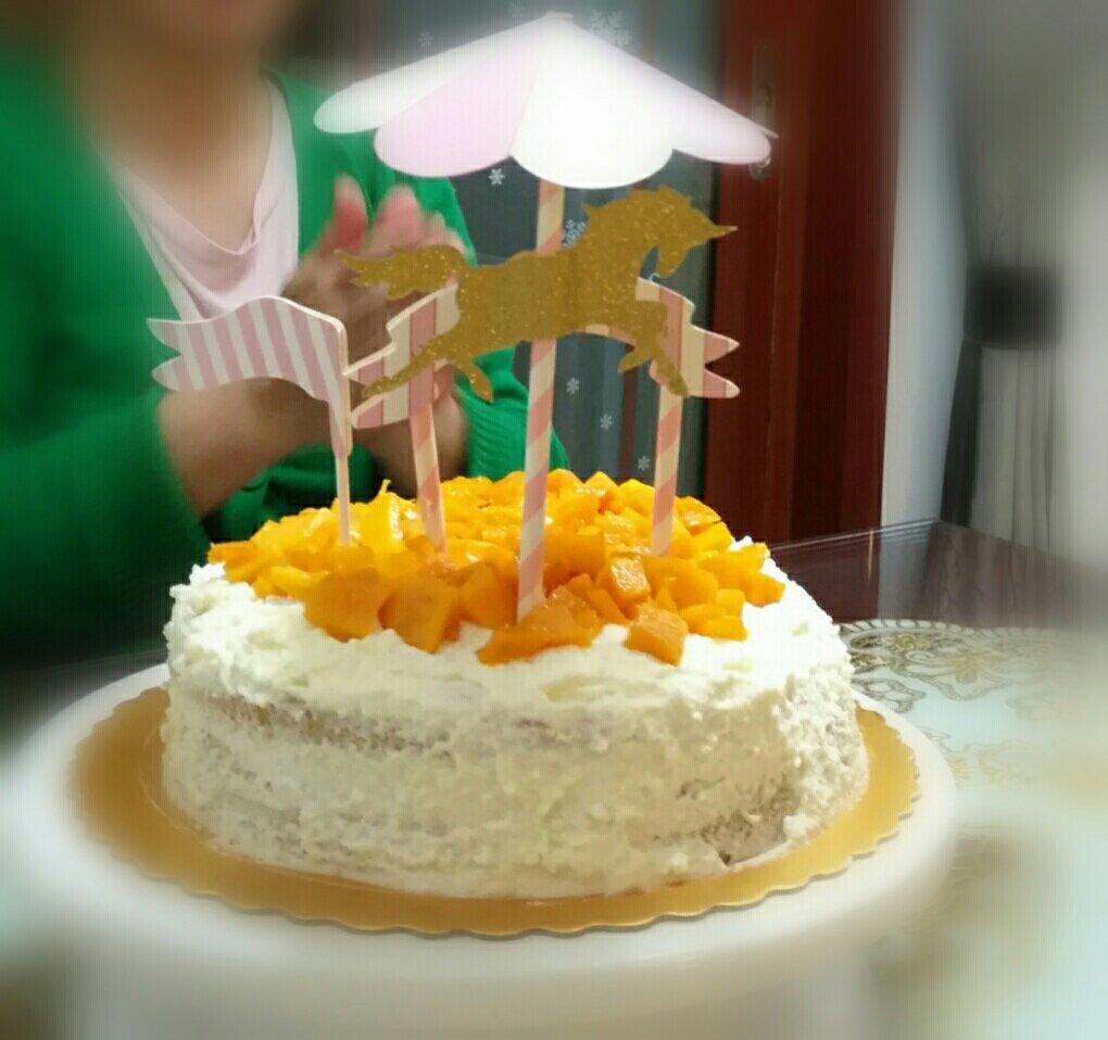 简单好做的8寸戚风蛋糕