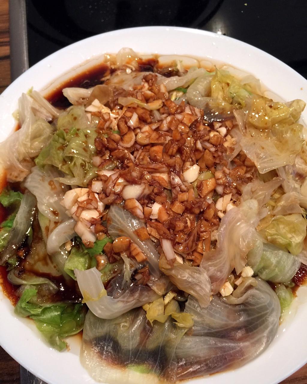 白灼西生菜