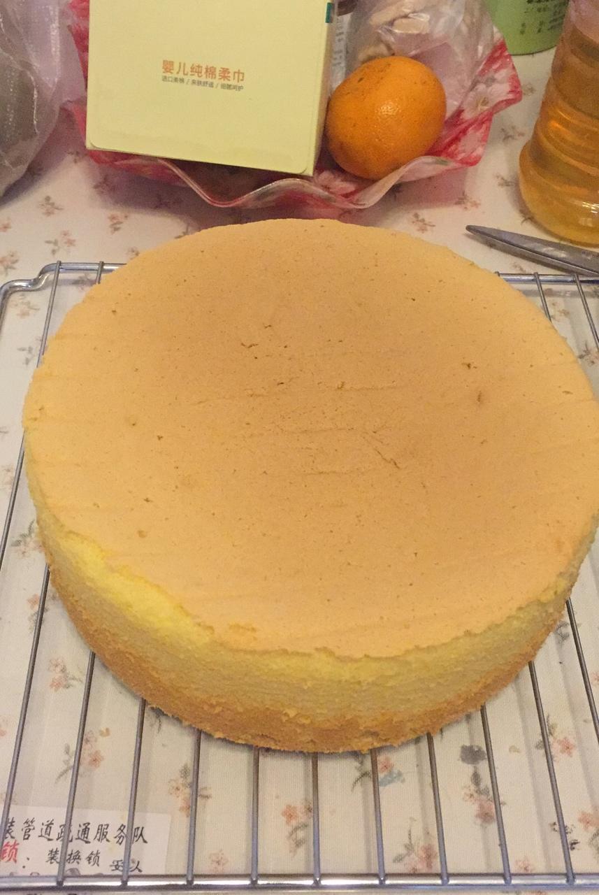 步骤最全面的戚风蛋糕（八寸）做法，成功率高！