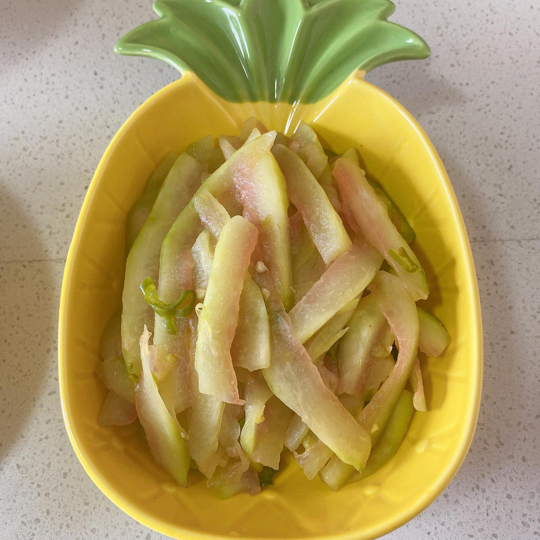 清炒西瓜皮