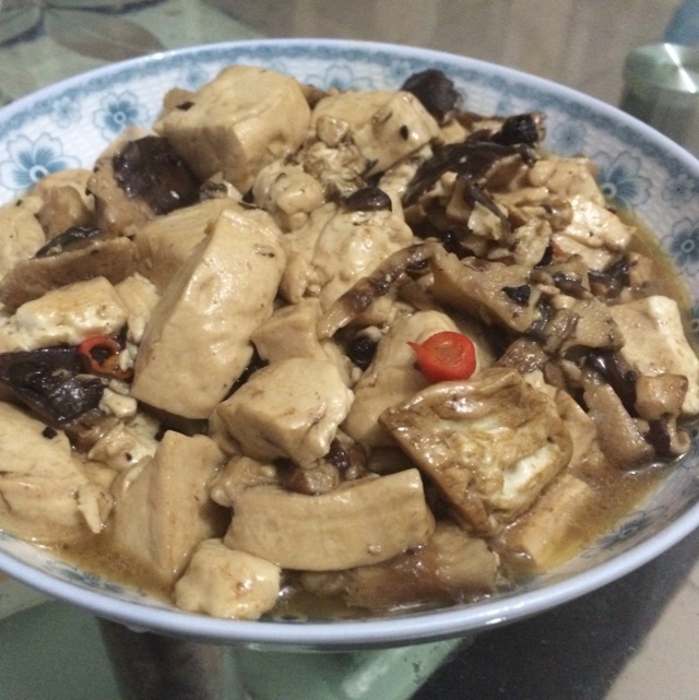 肉末香菇豆腐