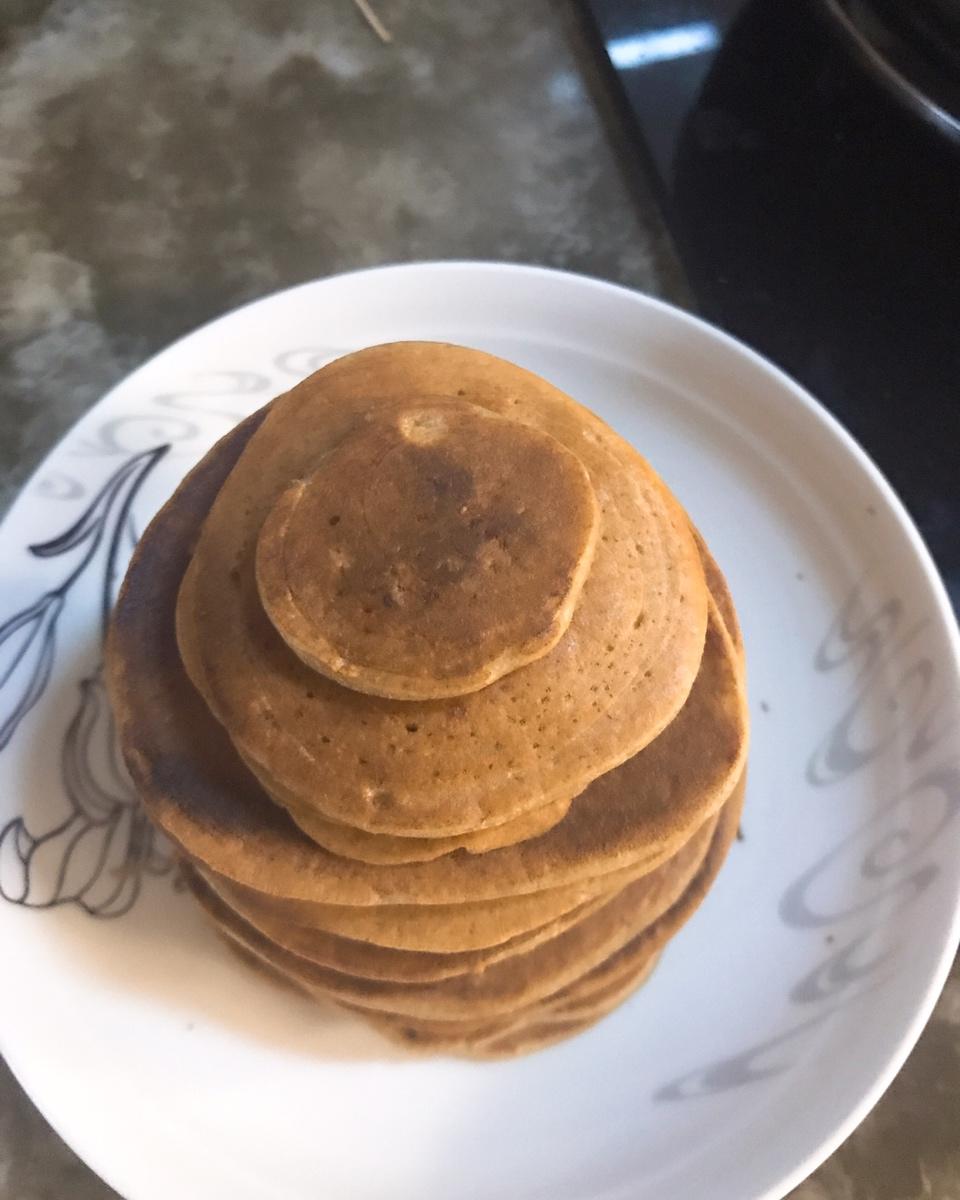 【减脂早餐】无油香蕉松饼（超简单）