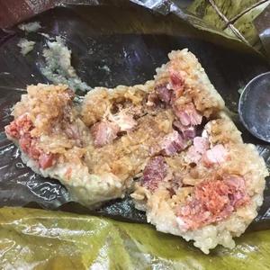 海南黑猪蛋黄排骨肉粽的做法 步骤3