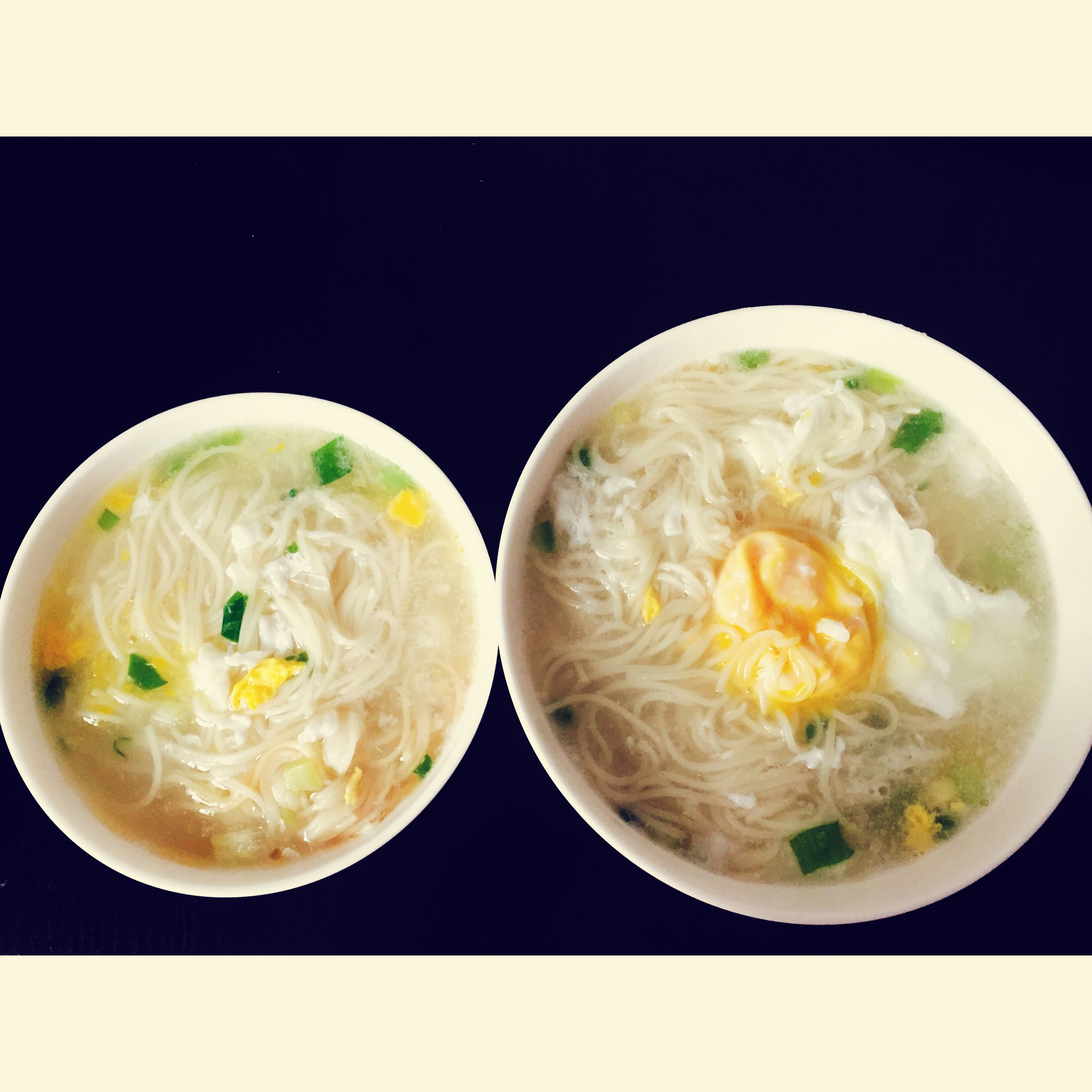 小葱麻油酱油面