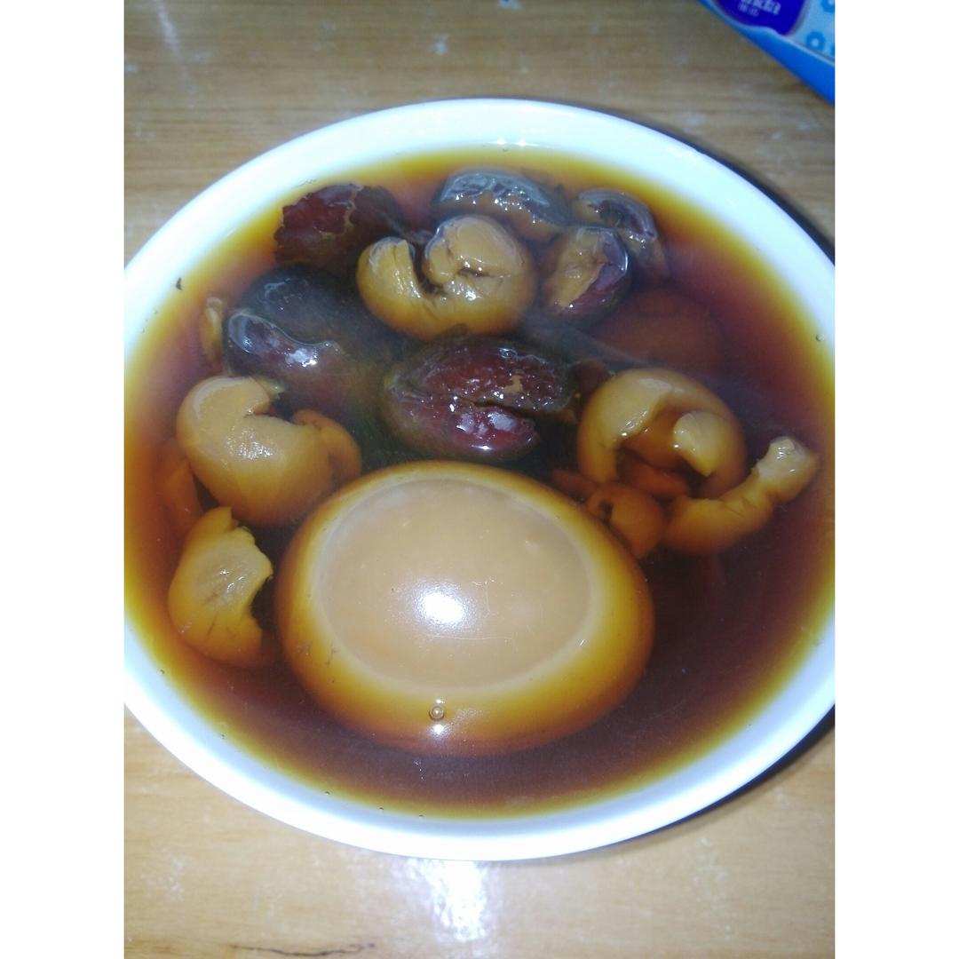 红枣桂圆枸杞红糖水