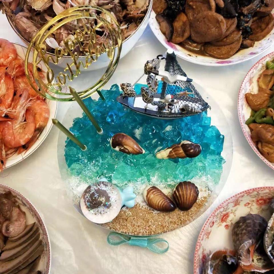 海洋酸奶慕斯蛋糕