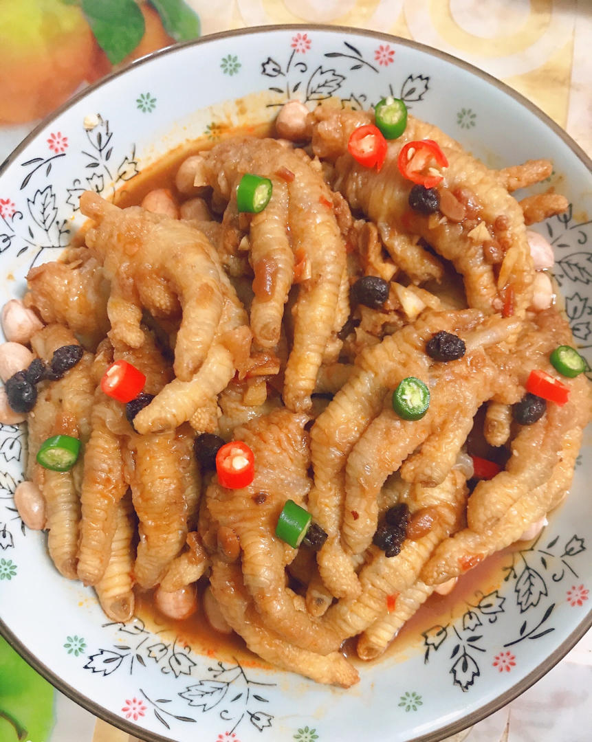 经典广东点心  豉汁蒸凤爪