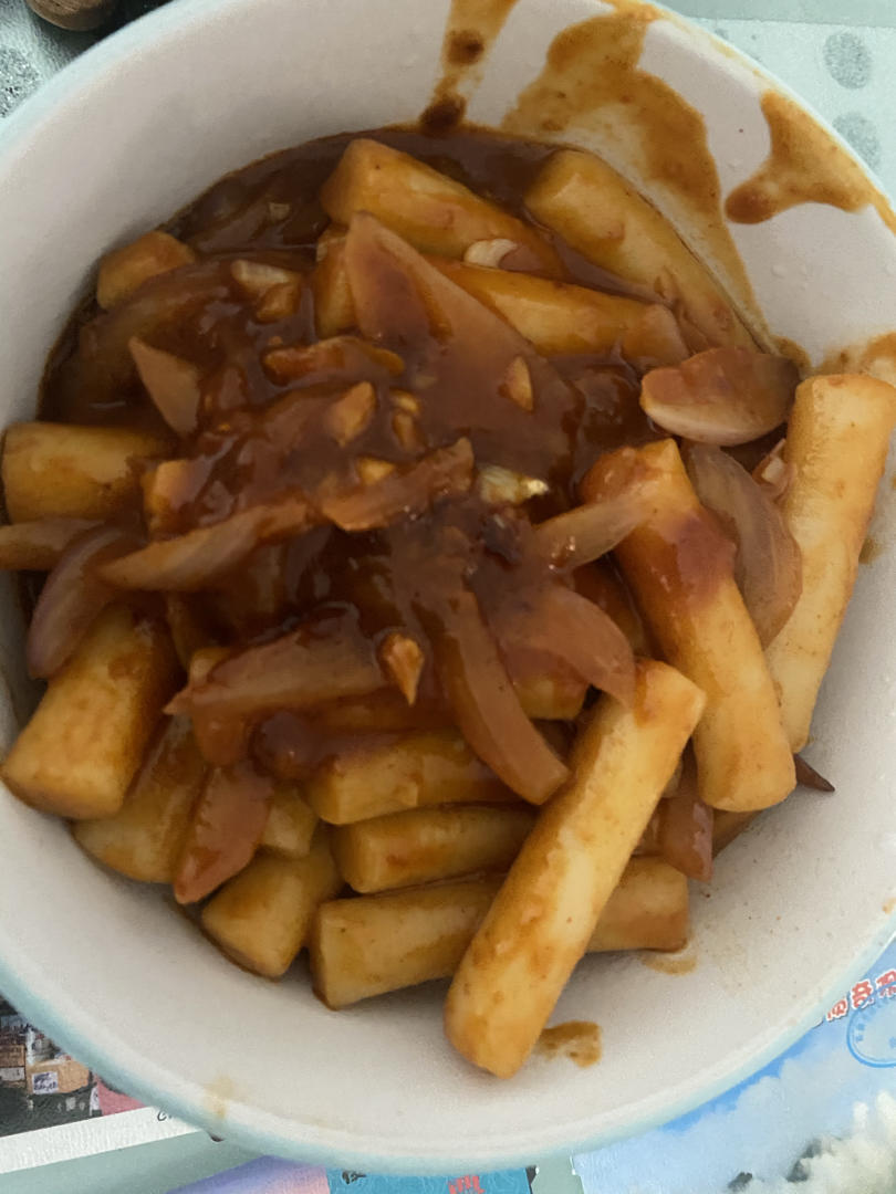 韩式辣炒年糕（or网红芝士套路之芝心年糕）