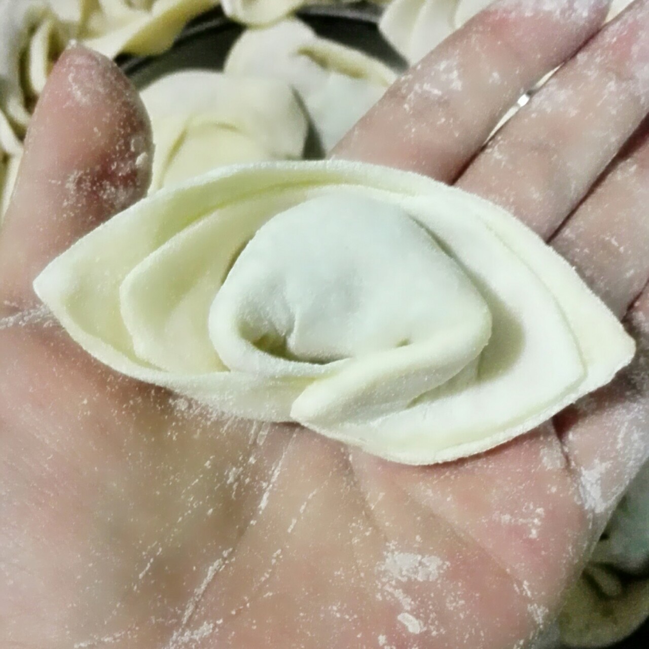 自己做馄饨皮、云吞皮