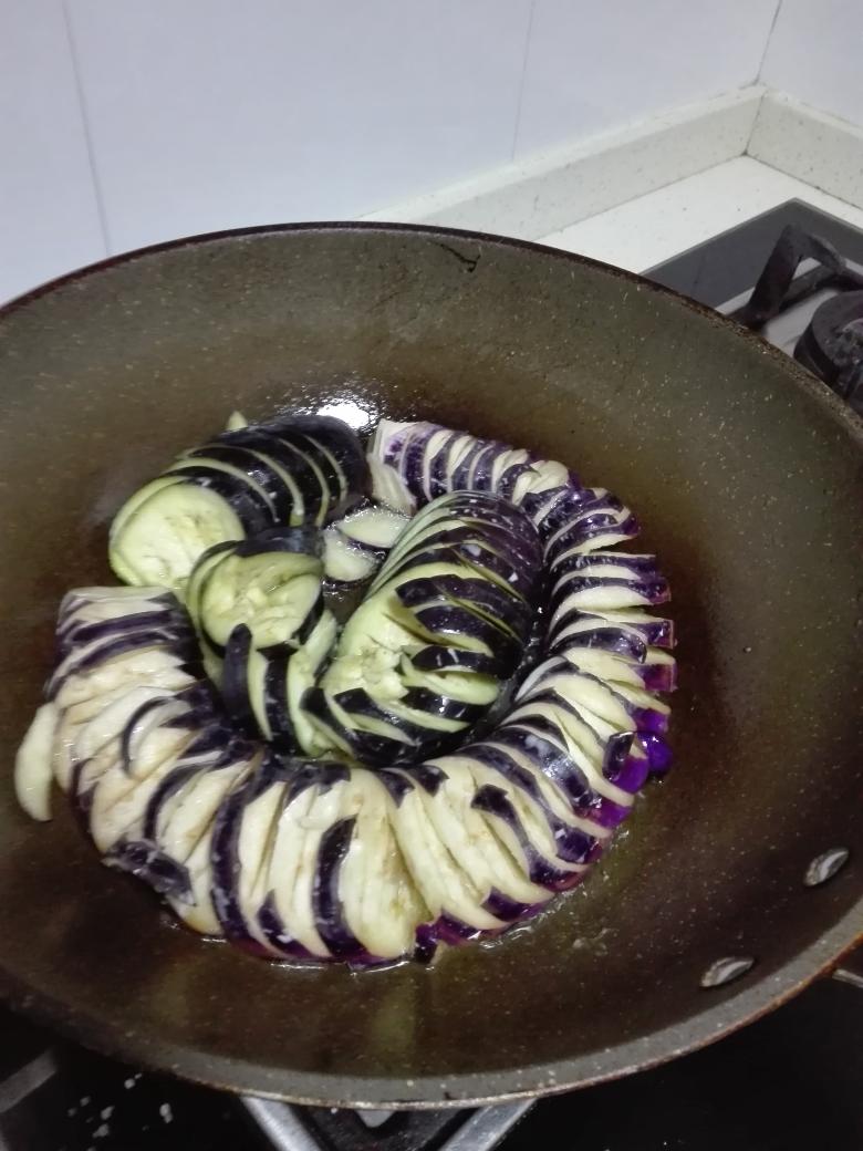 盘龙茄子(花刀)&肉沫烧茄子(下饭菜)的做法 步骤6