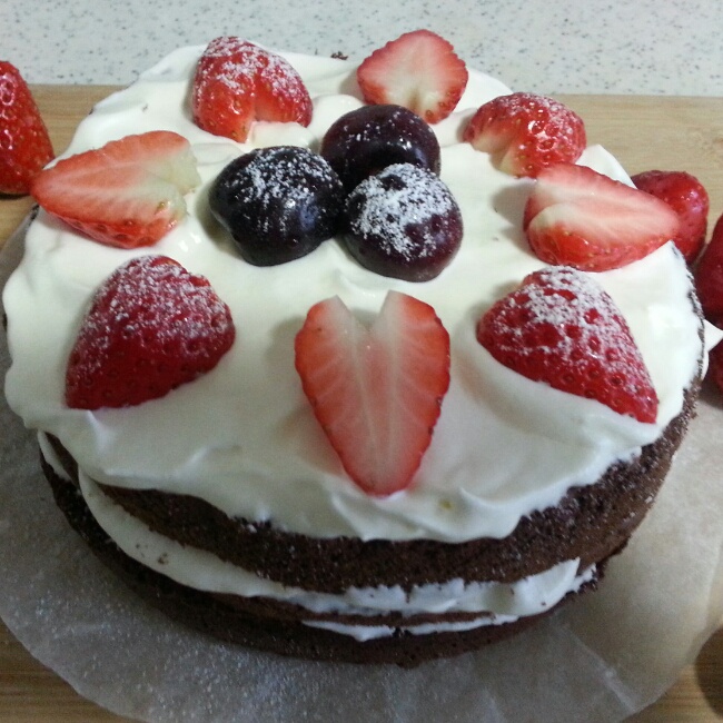 圣诞呆萌裸蛋糕