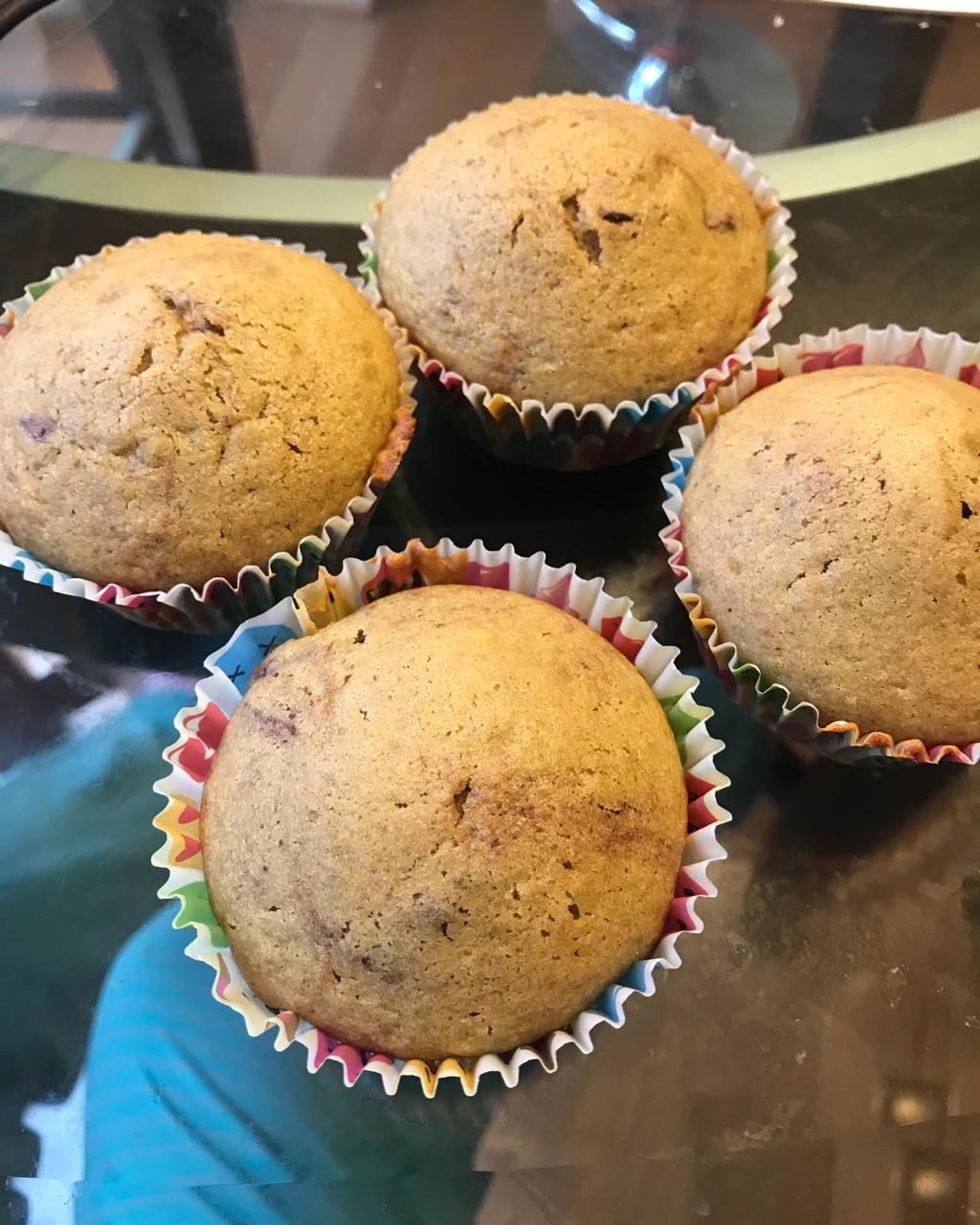 凌小猫做的抹茶红豆玛芬