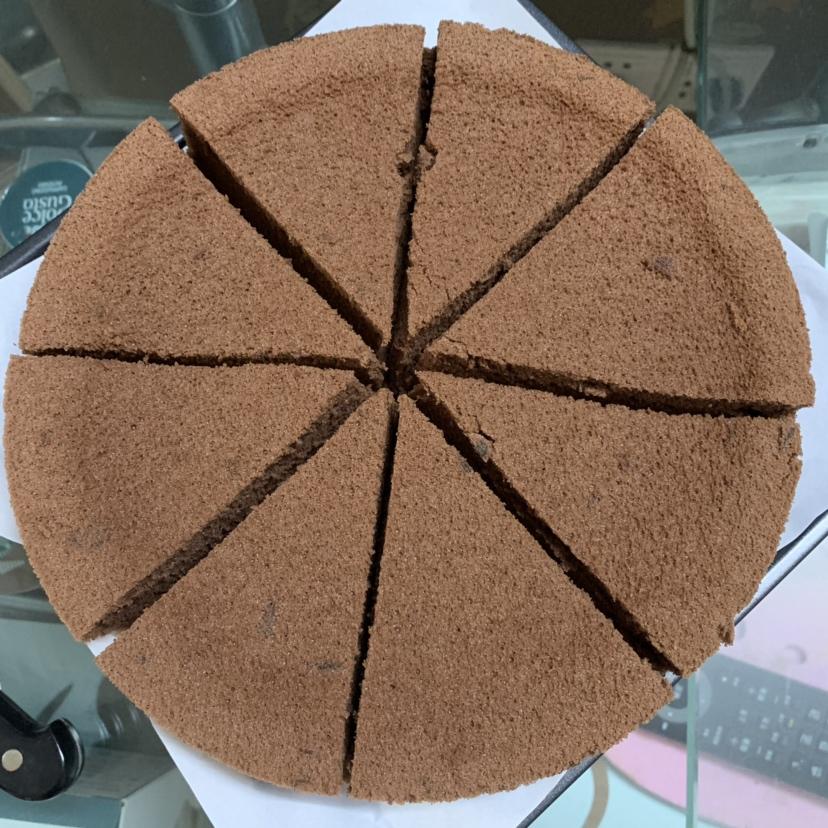可可戚风蛋糕～8寸～百分百成功