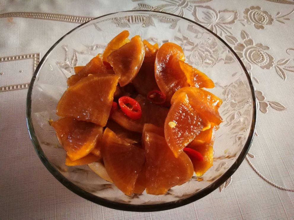 酸甜爽口白萝卜咸菜
