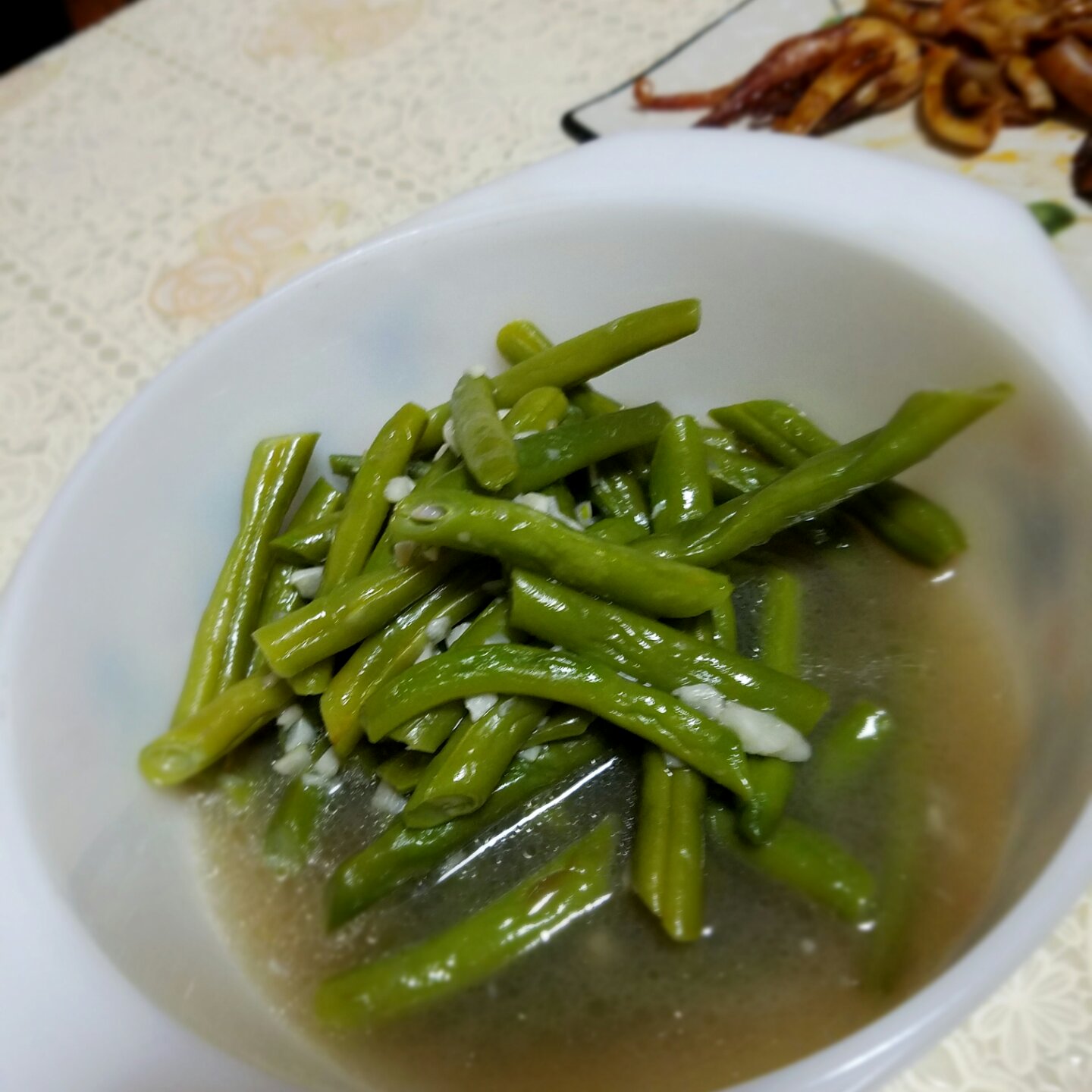 江鱼仔四季豆