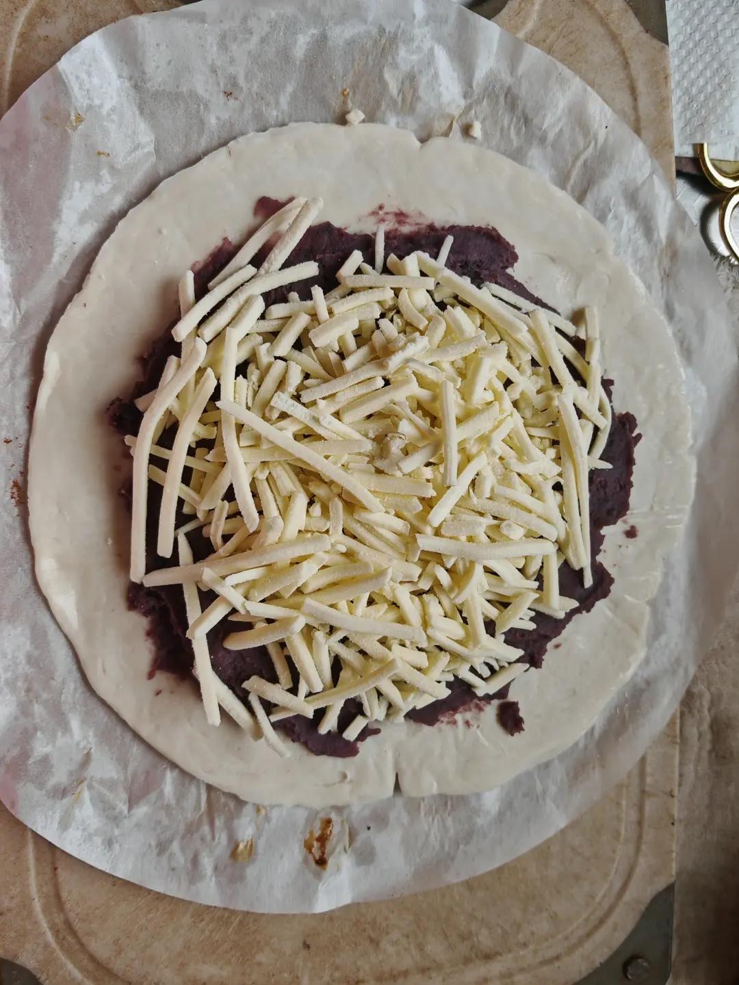 超级拉丝的爆浆芝士紫薯饼😋太满足了❗️