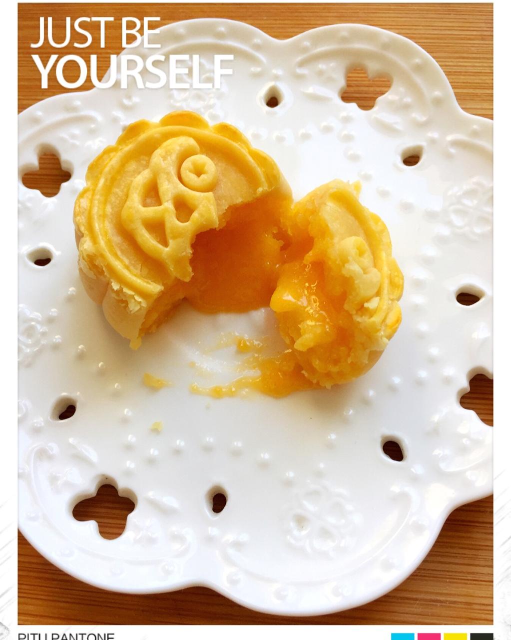 流心奶黄月饼（无吉士粉/转化糖浆版本）【曼食慢语】