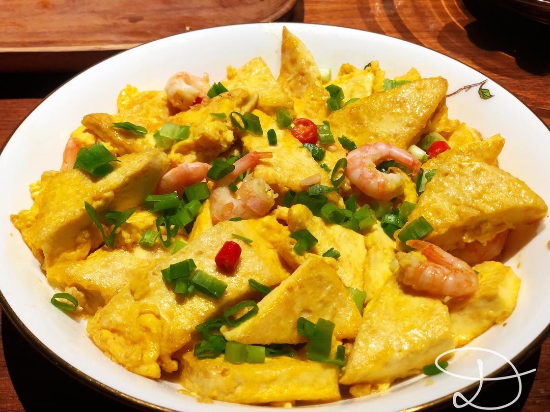 甜虾豆腐